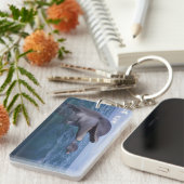 カリブのバンドウイルカのハンドウイルカ属5 キーホルダー (正面右)