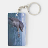 カリブのバンドウイルカのハンドウイルカ属5 キーホルダー (裏面)