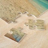 カリブのビーチ美しいコラージュ ジグソーパズル (側面)