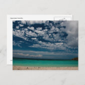 カリブのビーチ02 ポストカード (正面/裏面)