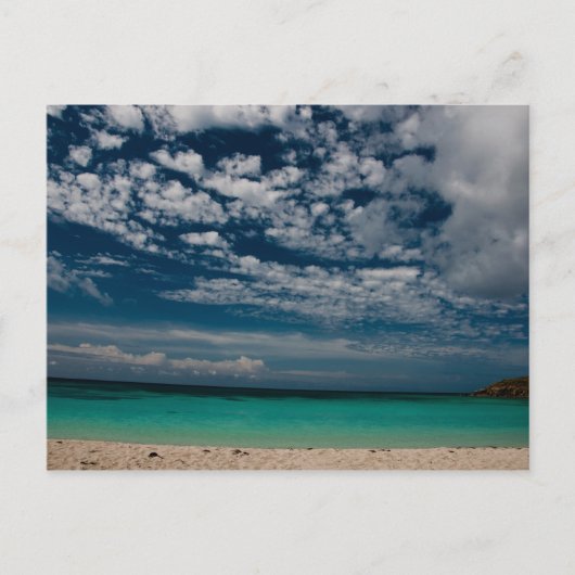 カリブのビーチ02 ポストカード (正面)