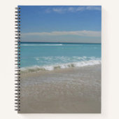 カリブのビーチ ノートブック (正面)