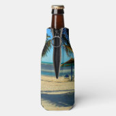 カリブのビーチ ボトルクーラー (ボトル裏面)