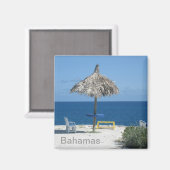 カリブのビーチ マグネット (正面/裏面)