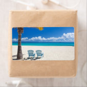 カリブのビーチ ラベル (インサイチュ)