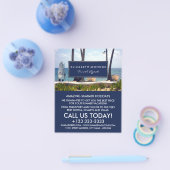 カリブのビーチ、旅行代理店の広告フライヤー チラシ (シングル)