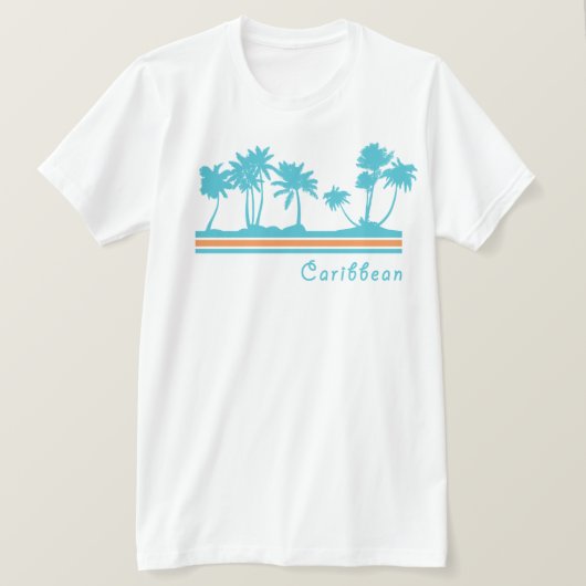 カリブのレトロTシャツ Tシャツ (デザイン正面)