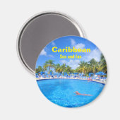 カリブの島 マグネット (正面/裏面)
