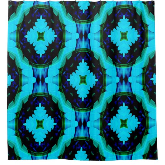 カリブの庭園みたい シャワーカーテン (正面)