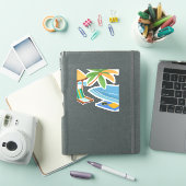 カリブの日帰り旅行 シール (iPadカバー)