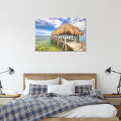 カリブの波止場 キャンバスプリント (インサイチュ (寝室))