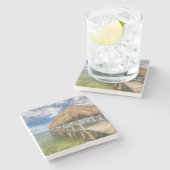 カリブの波止場 ストーンコースター (横)