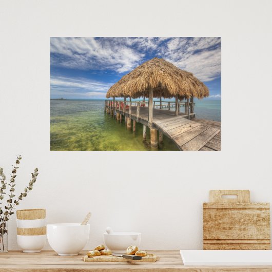 カリブの波止場 ポスター (キッチン)