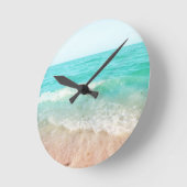 カリブの海静#10 #wall #art ラウンド壁時計 (傾斜)