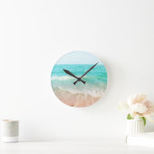 カリブの海静#10 #wall #art ラウンド壁時計 (ホーム)