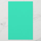  カリブの緑(無地の色)  便箋 (正面)