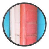 カリブの色 – 抽象芸術 アイスホッケーパック (正面)