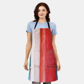 カリブの色 – 抽象芸術 エプロン (着用した状態)