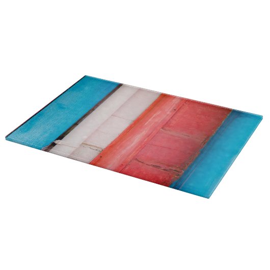 カリブの色 – 抽象芸術 カッティングボード (角)