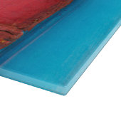 カリブの色 – 抽象芸術 カッティングボード (角)