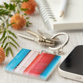 カリブの色 – 抽象芸術 キーホルダー