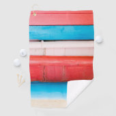 カリブの色 – 抽象芸術 ゴルフタオル (インサイチュ)