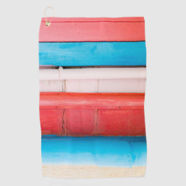 カリブの色 – 抽象芸術 ゴルフタオル