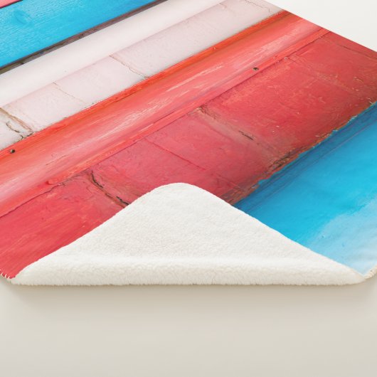 カリブの色 – 抽象芸術 シェルパブランケット (3/4)