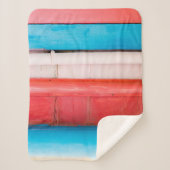 カリブの色 – 抽象芸術 シェルパブランケット (正面)