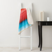 カリブの色 – 抽象芸術 シェルパブランケット (インサイチュ)