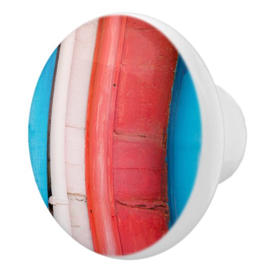 カリブの色 – 抽象芸術 セラミックノブ (右)