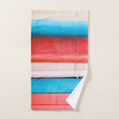 カリブの色 – 抽象芸術 バスタオルセット (ハンドタオル)