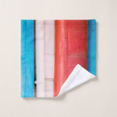 カリブの色 – 抽象芸術 バスタオルセット (ウォッシュタオル)