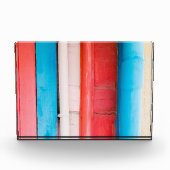 カリブの色 – 抽象芸術 フォトブロック (正面)