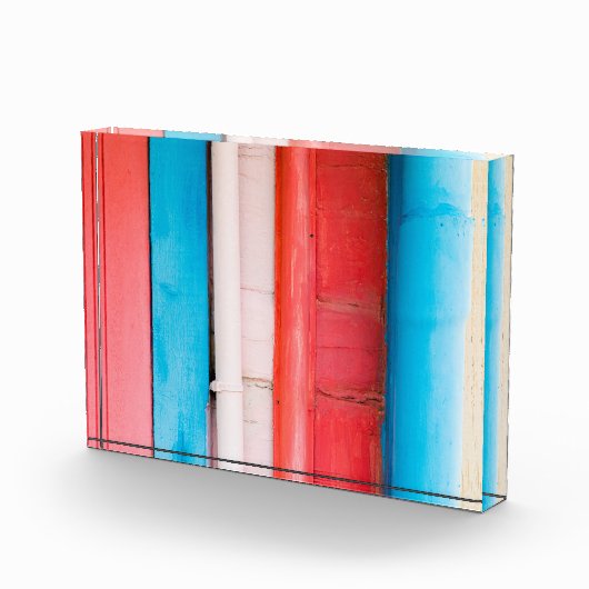 カリブの色 – 抽象芸術 フォトブロック (右)