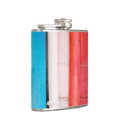 カリブの色 – 抽象芸術 フラスク (右)