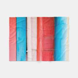 カリブの色 – 抽象芸術 フリースブランケット