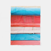 カリブの色 – 抽象芸術 フリースブランケット (正面)