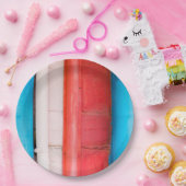 カリブの色 – 抽象芸術 ペーパープレート (パーティー)