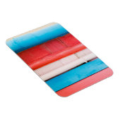 カリブの色 – 抽象芸術 マグネット (右側)