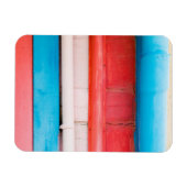 カリブの色 – 抽象芸術 マグネット (横)