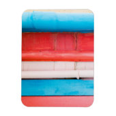 カリブの色 – 抽象芸術 マグネット (縦)