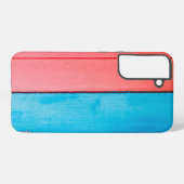 カリブの色 – 抽象芸術 SAMSUNG GALAXYケース (裏面横)