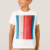 カリブの色 – 抽象芸術 Tシャツ (正面)