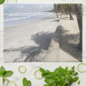 カリブの – トリニダード – Manzanillaビーチオン キッチンタオル (折り畳み)