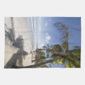 カリブの – トリニダード – Manzanillaビーチオン キッチンタオル (横)