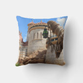 カリブの /トロピカル/海テーマ枕 クッション (裏面)