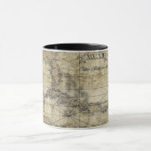 カリブの – 古いマップ マグカップ (中央)