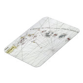 カリブの：地図， 1775 マグネット (左側)