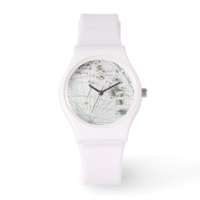 カリブの：地図， 1775 腕時計 (正面)